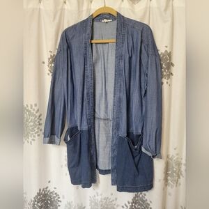Denim Eileen Fisher Cardigan